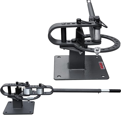 Miniatura 3 de KAKA INDUSTRIAL Dobladora superior del metal del banco, dobladora manual de la barra plana con 7 matrices, máquina compacta YP-9 del doblador del