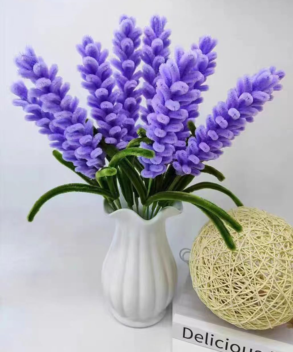 Lot De 300 Cure-pipes En Forme De Fleurs - 5 Couleurs - Fil Chenille