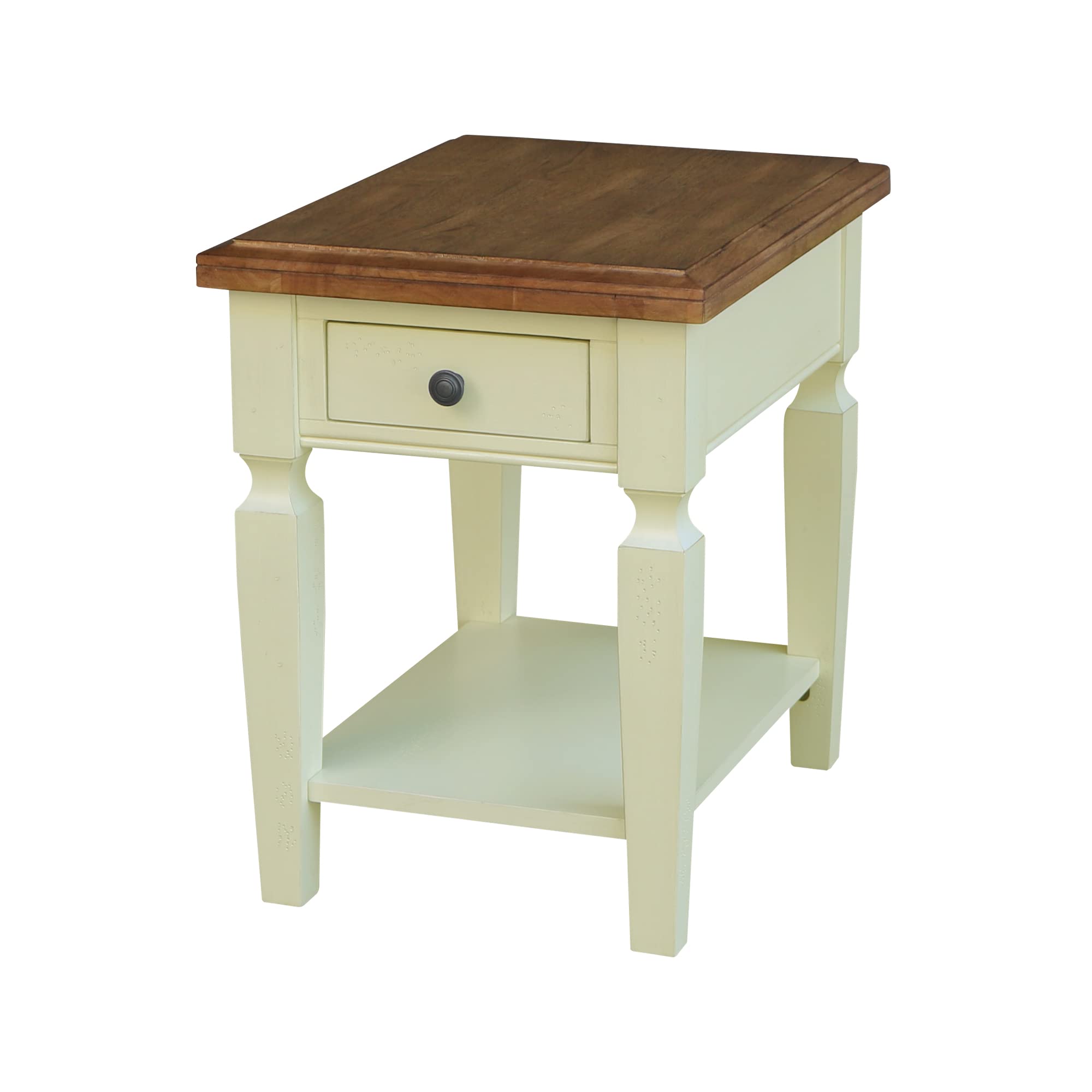 IC INTERNATIONAL CONCEPTS Vista Solid Wood End Table