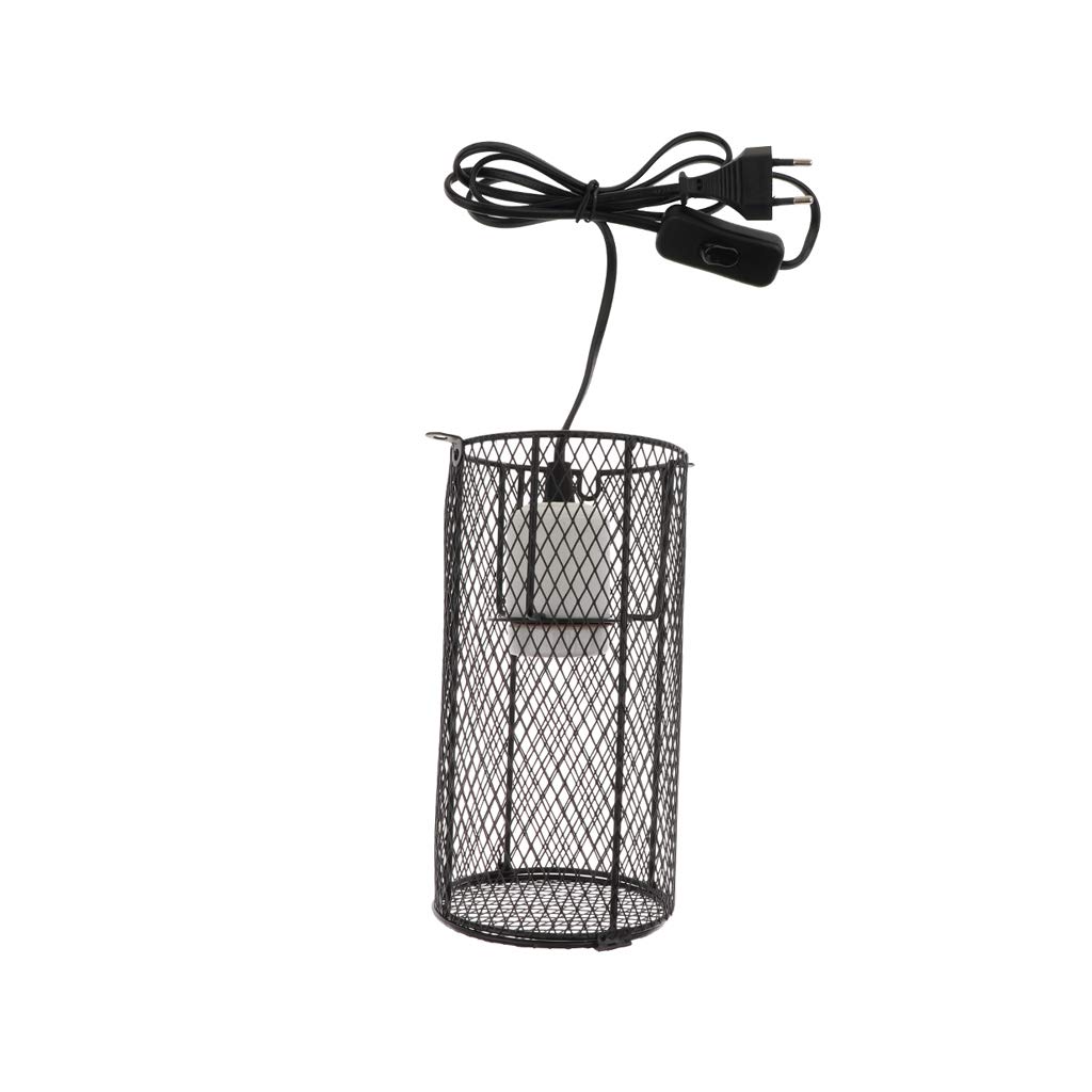 Baoblaze Lampenschutzkorb für E27 Terrarium-Lampen bis 500W