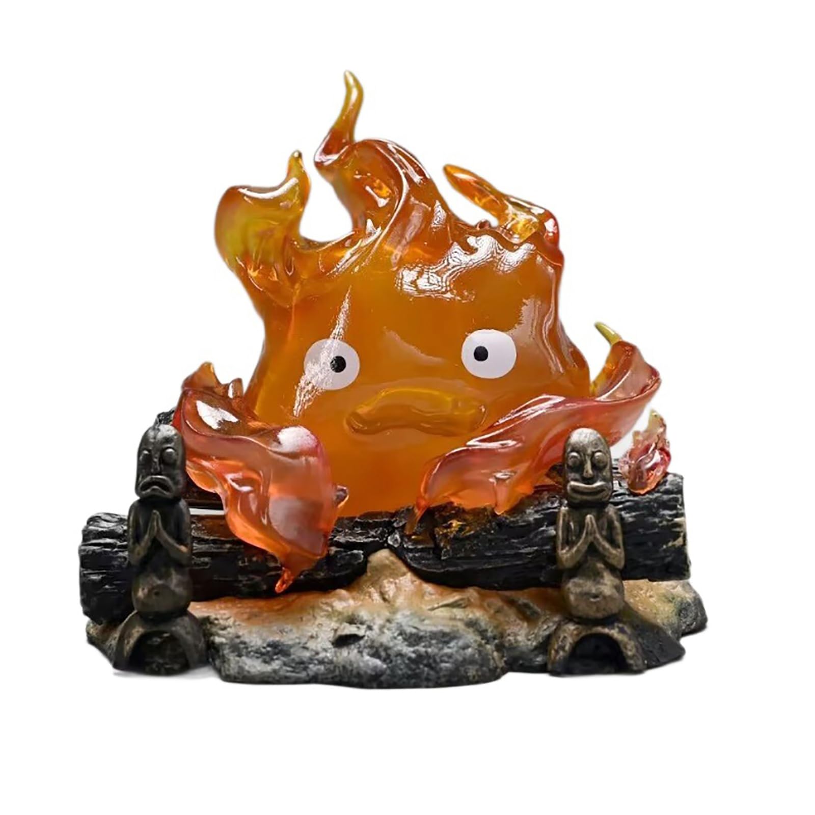 Cartoon Calcifer Objects Lamp Cartoon Anime 12cm Candle Desktop Action Figures Model Statue Pvc Model Collection Ornament Toys