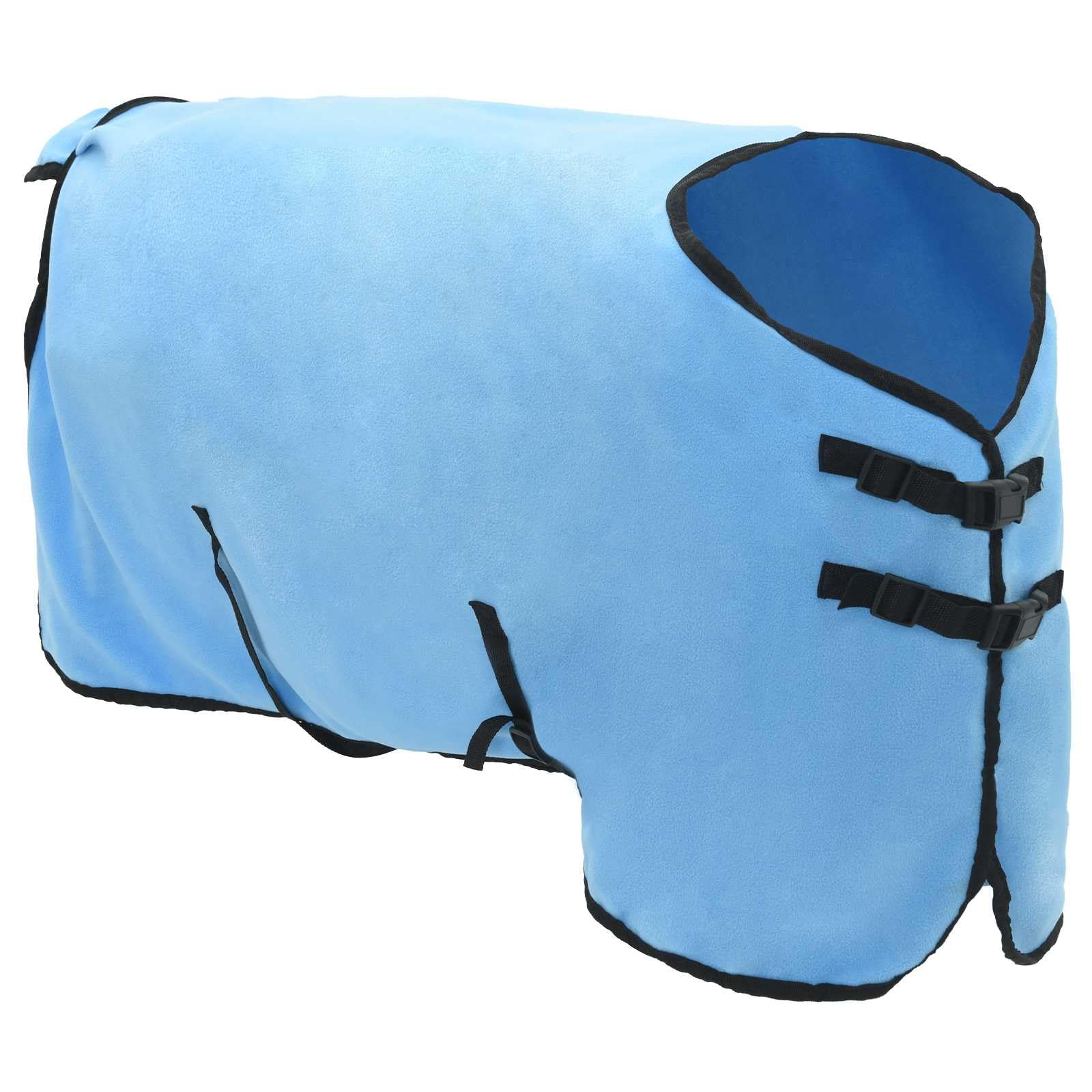 Manta para caballos Aqua de 115 cm, poliéster, transpirable, impermeable, resistente al viento, con cuello extraíble y bolsillo para el vientre para pastos, protección al aire libre contra el