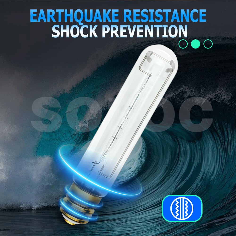 SOFOPC 500W 791272 Röhrenförmige Halogenlampe T47 E39/E40 Sockel 10000LM Warmweiß Suchscheinwerfer für Marine, Lagerhalle, Garage, Platz 220V 1 Stück