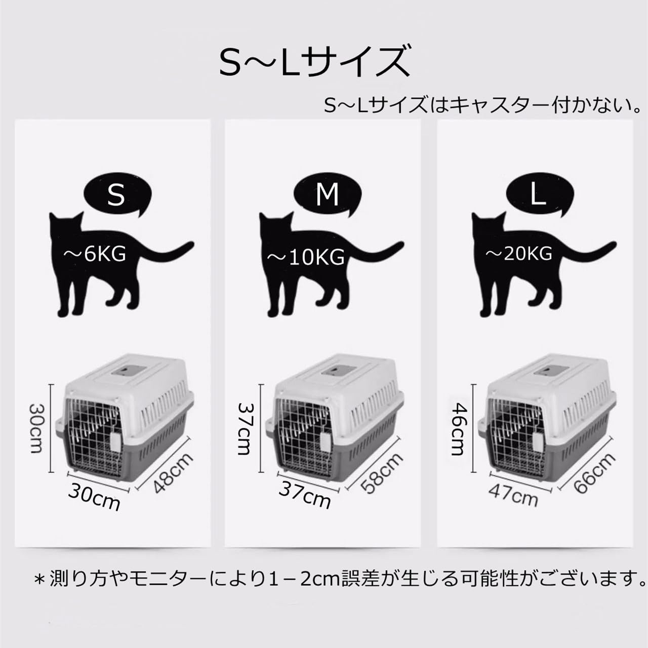 Amazon | TY N&S ペット猫犬スーツケース航空輸送ボックス 旅行犬小屋