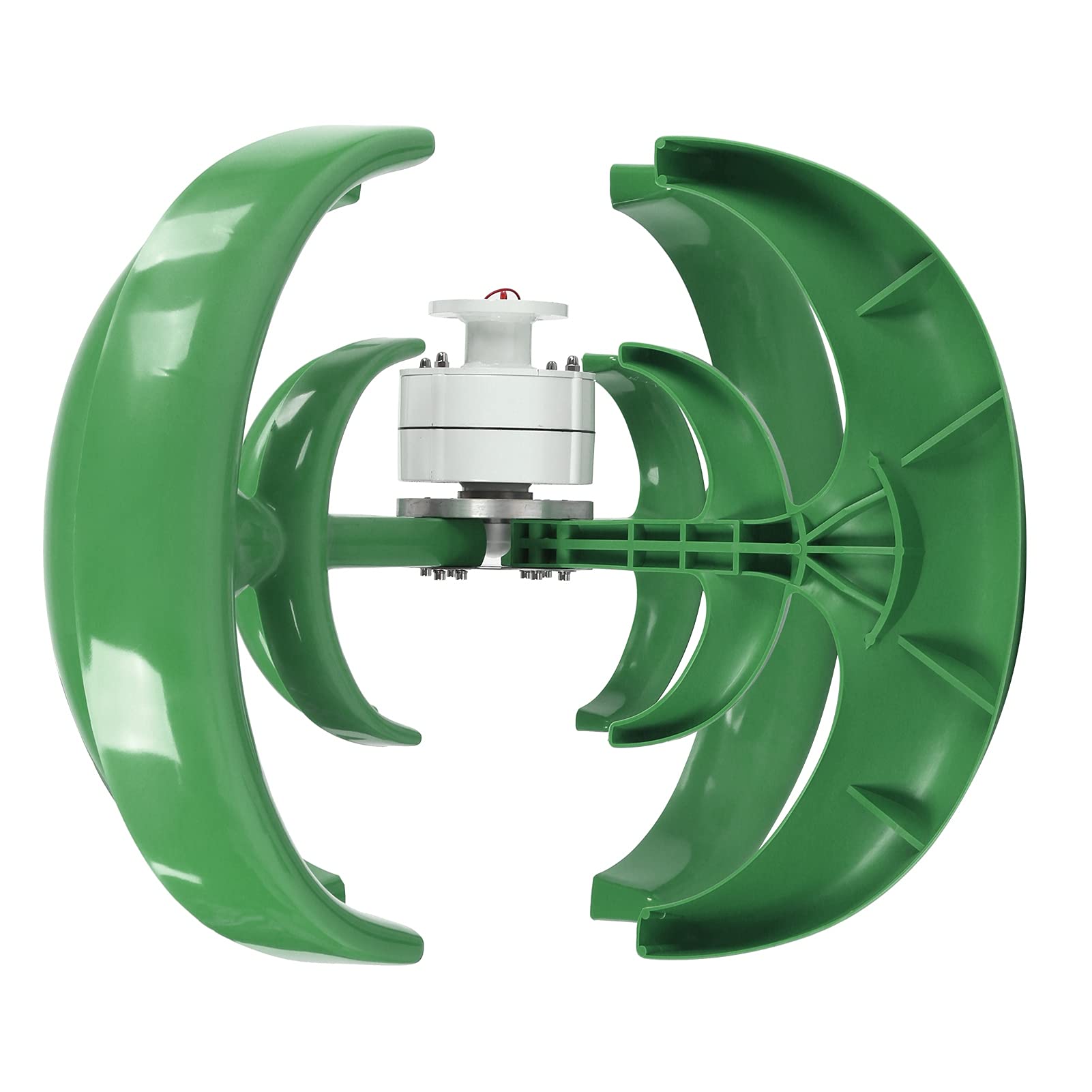 Mini Turbina Wiatrowa, Generator Energii Wiatrowej 1200 W Turbina Wiatrowa Zestaw Generatora Turbin Wiatrowych W Kształcie Zielonej Latarni (24 V)