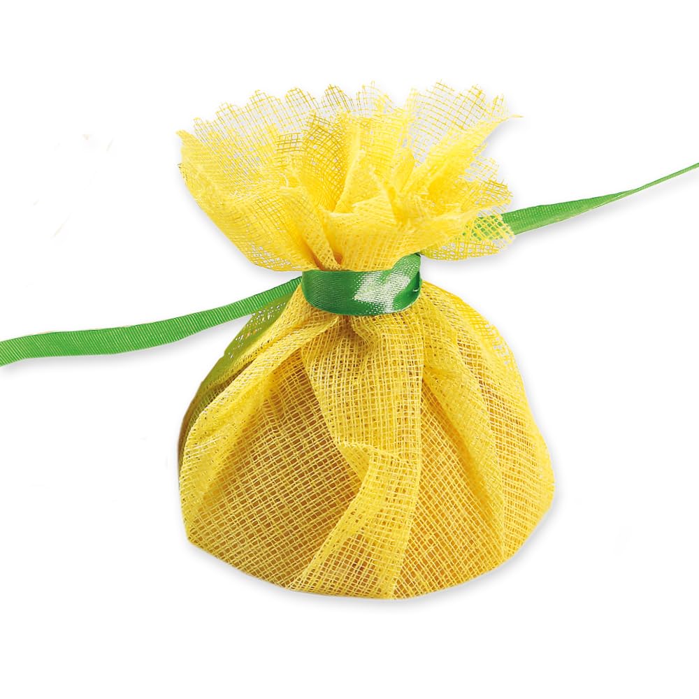 FRANZ MENSCH 100 Stück Hygostar Zitronenserviertücher Lemon Wrap | Baumwolle, Ø: 22cm, in verschiedenen Farben, Serviertuch lebensmittelecht
