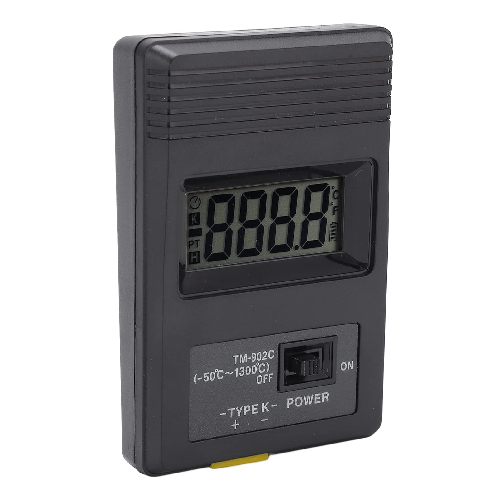 VOBOR Termometro Digitale con Sonda -50~1300 °C Display LCD Tipo K Alta Precisione per Gas e Liquidi