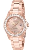Women's Pro Diver Crystal Accented 18k Ion-Plated Stainless Steel Watch