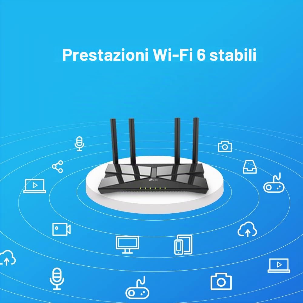 TP-Link Next-Gen Wi-Fi 6 AX1500 Mbps Gigabit Dual Band Wireless Cable Router, OneMesh Supported, Triple-Core CPU, Ideal for Gaming Xbox/PS4/Steam and 4K, Compatible with Alexa (Archer AX10)