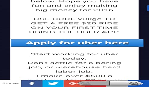 Sign up for Ridesharing apps