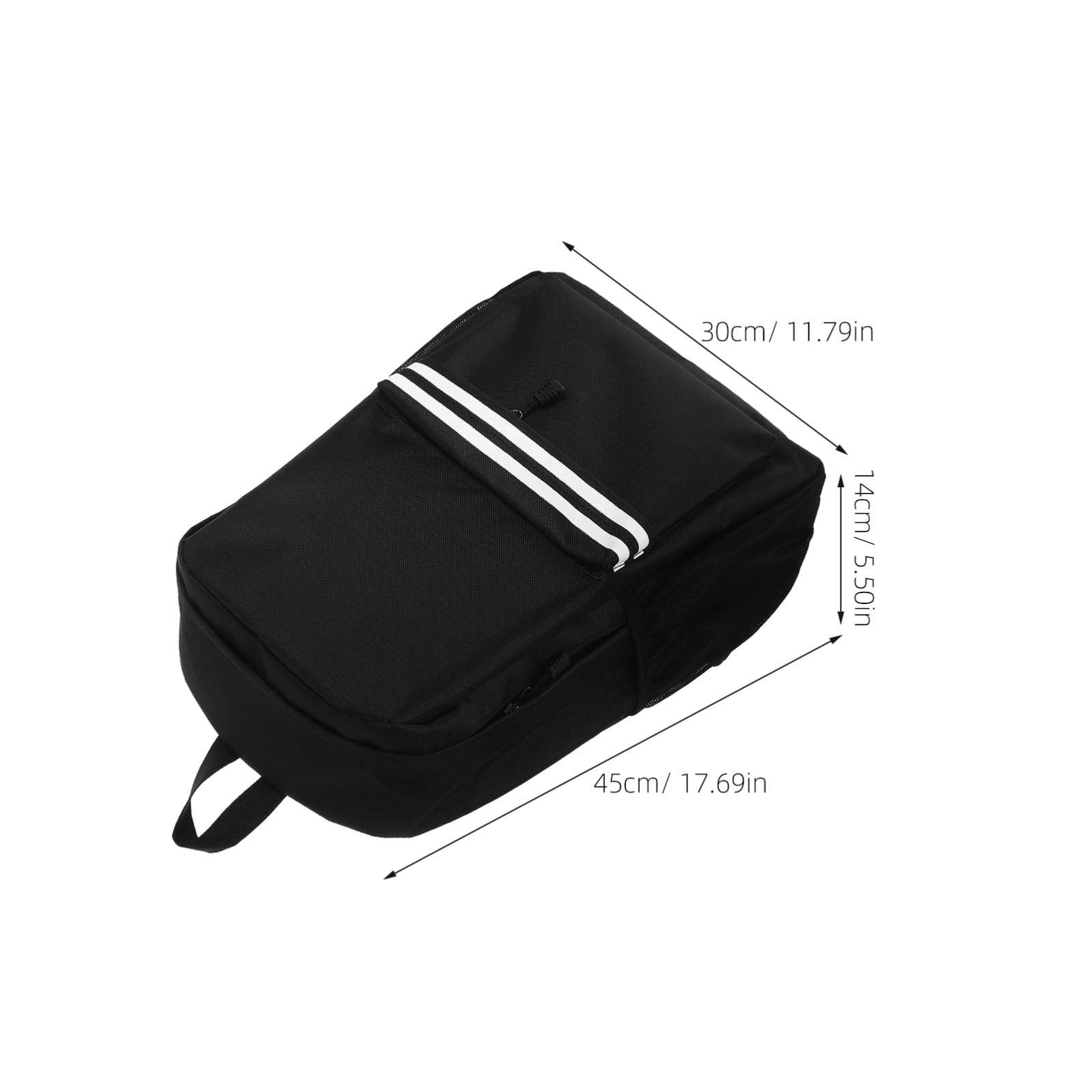 Mochila para Portátil para Hombre Negra de Tela Oxford