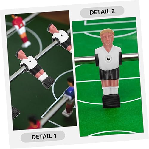 Miniatura 5 de 10pcs Foosball Player Fooseball Table Replacement Foosball Men Replacement Soccer Table Men Replacement Foosball Machine Player Foosball Table