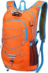 Mochila Multifuncional Para Atividades Ao Ar Livre Com Nylon À Prova D'água, Costas Respiráveis E Fixação De Capacete C