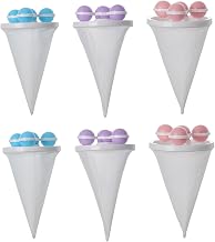 6Pcs Floating Hair Filtering Mesh Removal Durable Pet Hair Remover Laundry Filter Reusable Washing Machine Hair Filter Lint Removers
