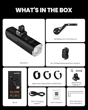 Amazon.com : Magicshine Bike Light RN 1500S, Bicycle Lights for