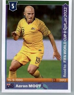 2021 Panini Stickers: Road to FIFA World Cup Qatar 2022#40 Aaron Mooy Australia Soccer Mini Sticker Trading Card
