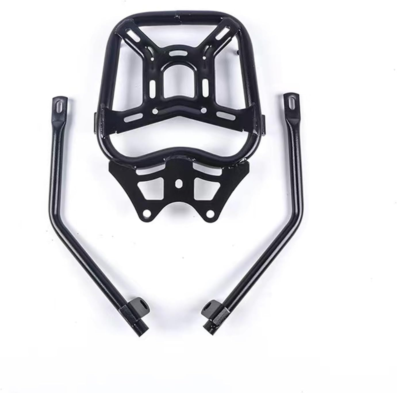 Upgrade Motorcycle Rear Luggage Rack Metal Cargo Carrier Racks Fast Installation Top Box Holder Support Bracket Extended Seat Shelf Compatible with CF-Moto 650MT MT650 MT 650 Accessories