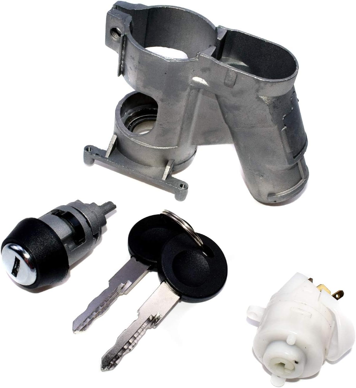 Ignition Column Lock Cylinder +Housing +Switch Kit Fit for VW Jetta Golf Transporter Audi 4000 321905851D,111905865L
