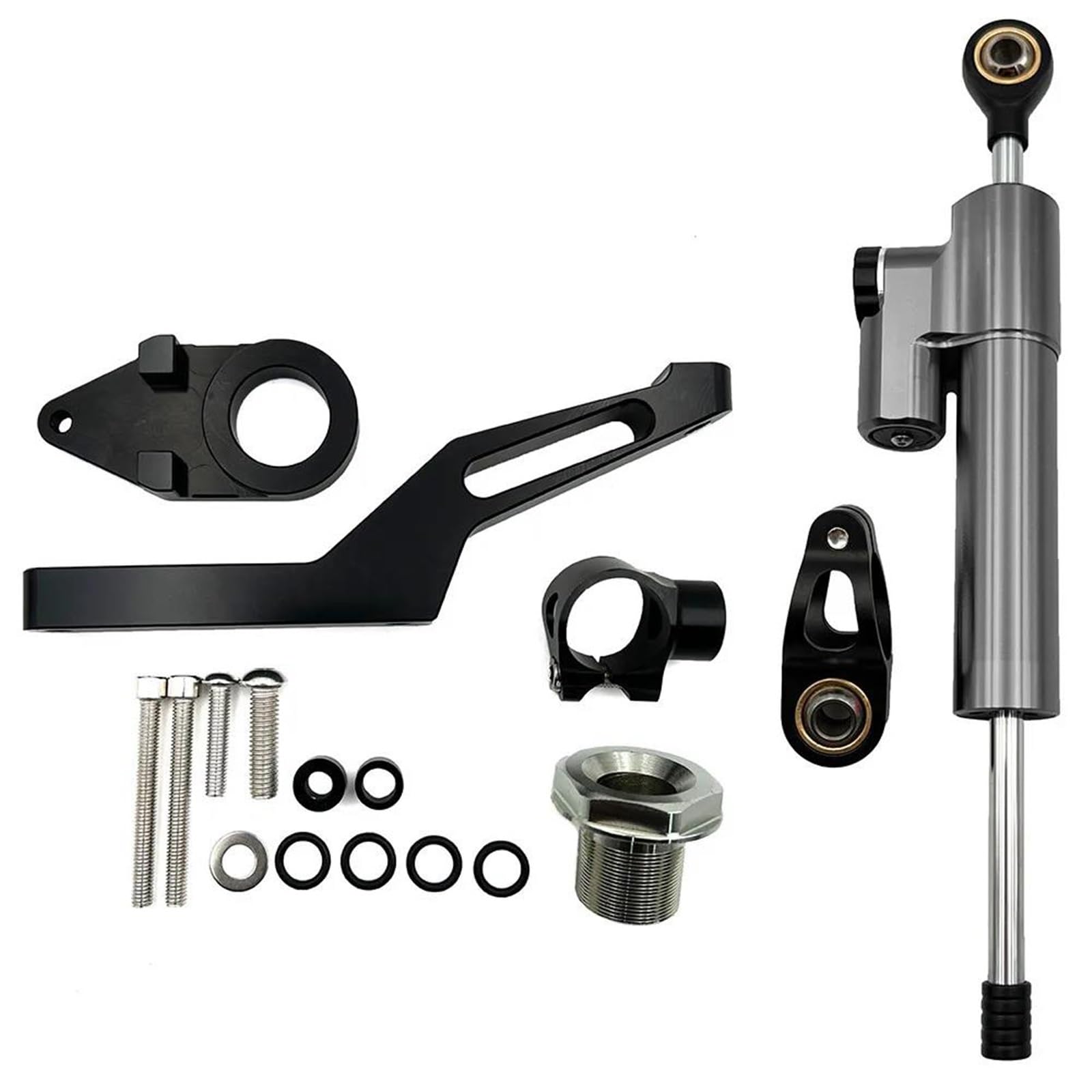 Motorcycle Aluminum Steering Damper Stabilizer Bracket Mount Kit for Kawasaki for Ninja ZX-6R ZX6R ZX 6R 636 2009-2022