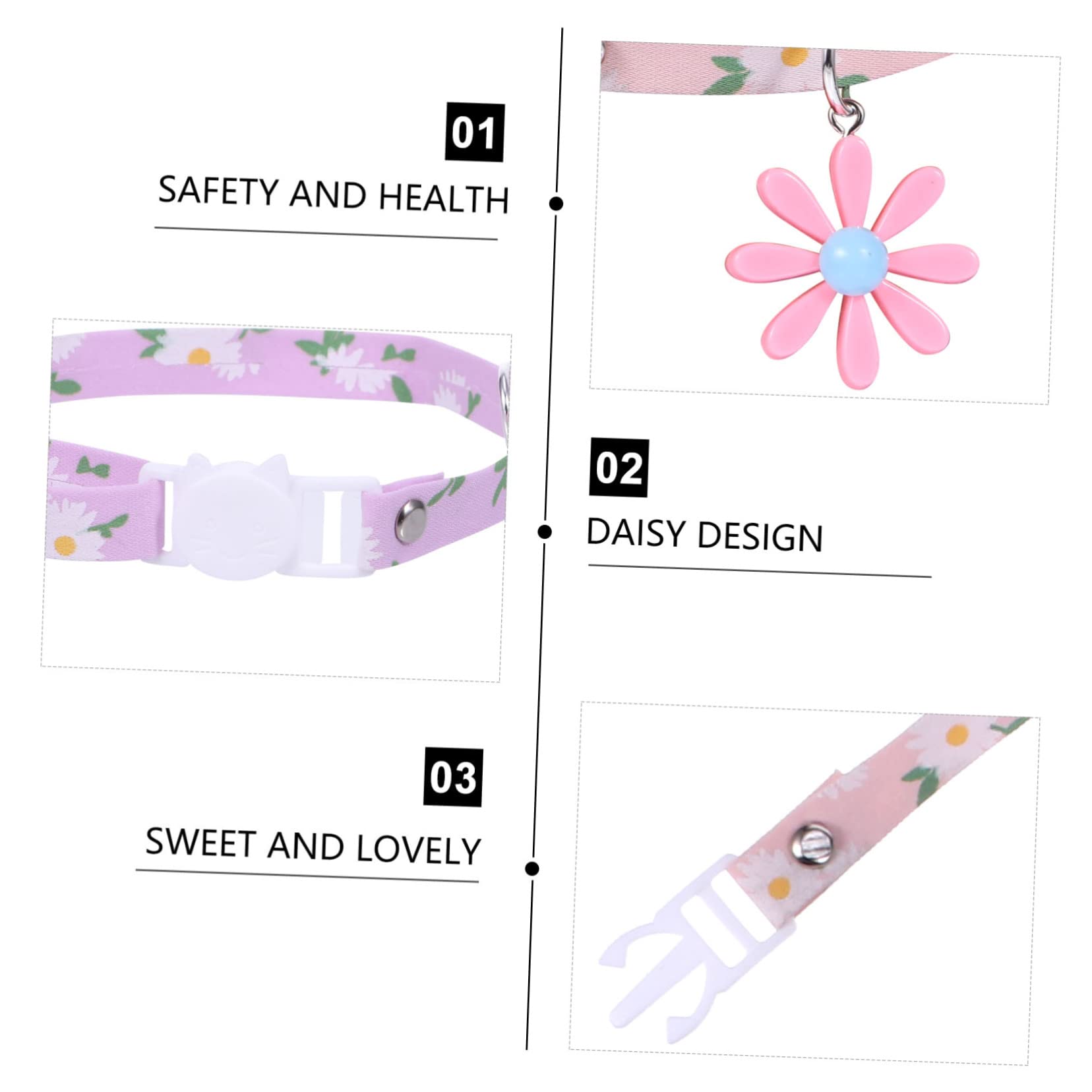 INOOMP 12stücke Verstellbares Katzenhalsband Mit Blumenanhänger Teiliges Set Für Katzen Und Kätzchen Für Alltag Und Farben Erhältlich Grün Gelb