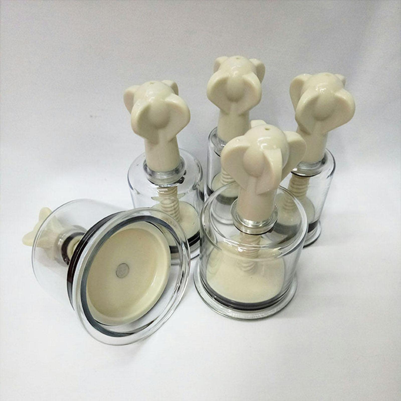 10 zestaw chińskich kubków Acupoint Vacuum Twist przyssawka urządzenie fizyczne 110 x 73 mm