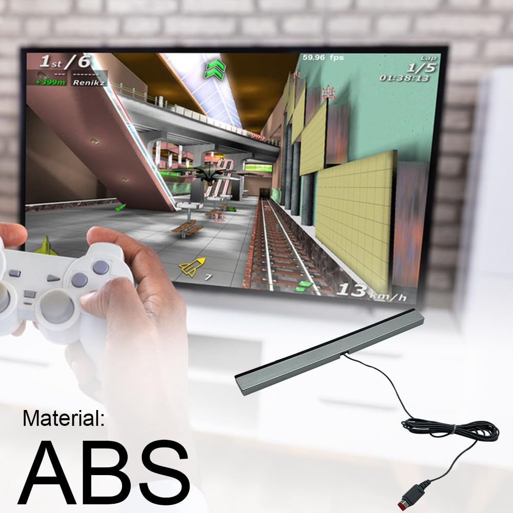 Barre d'inductance IR à Rayons Infrarouges à Distance avec Rallonge Barre de Capteur de Rayons Infrarouges Filaire Prise USB Barre de Capteur de Jeu Vidéo pour Console U