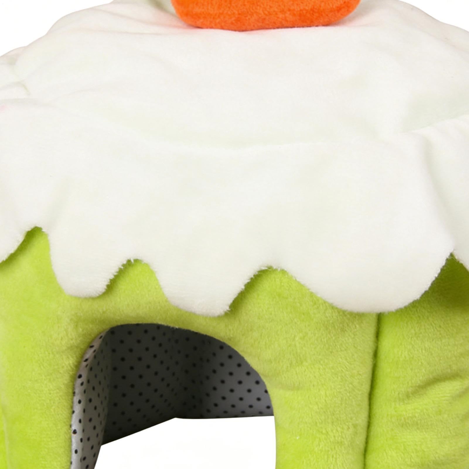 Cama Para Conejos Para Hurones Colgable Con Forma De Pastel | Cama Para Mascotas Sin Fondo para Hámster Conejo Hurón Ardilla Voladora y Roedores Pequeños