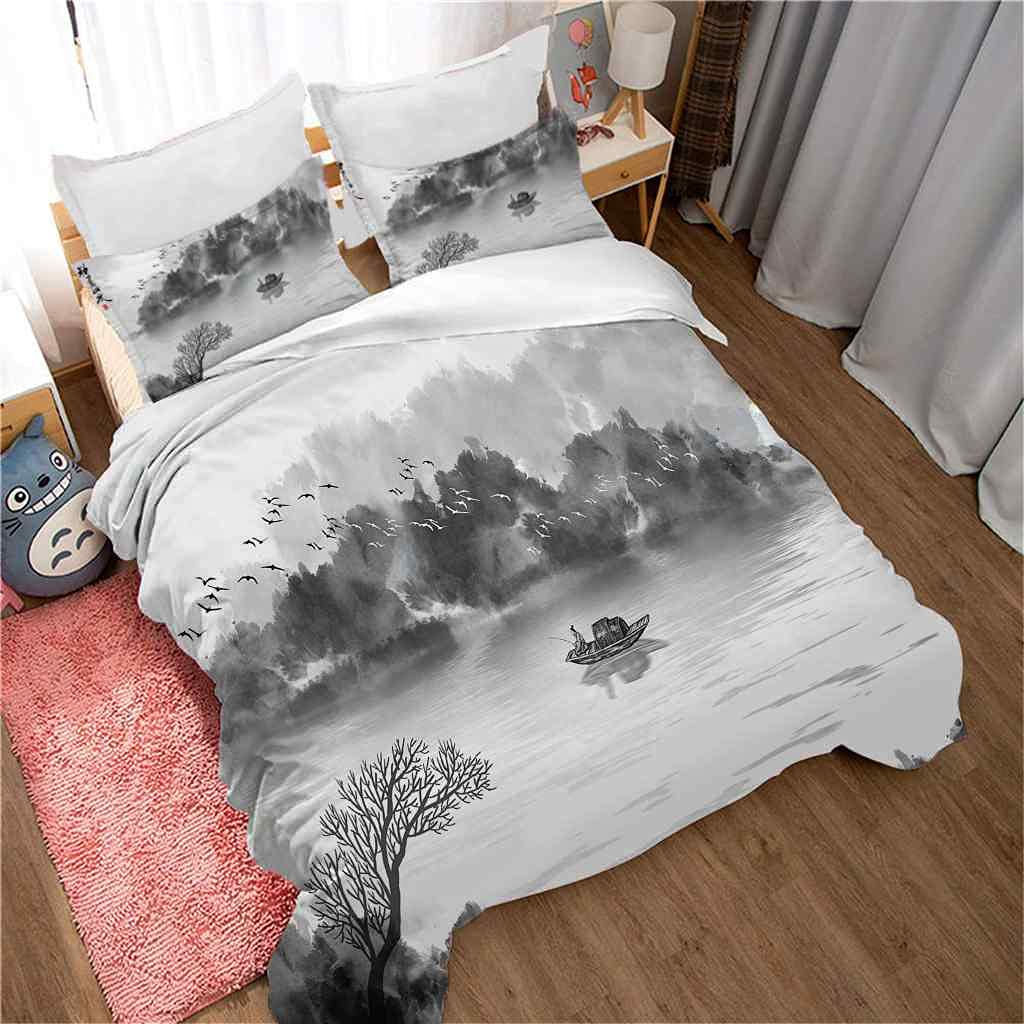 Amazon｜QZDUCN 羽毛布団カバーセットシングルの子供10代の 150x210cm