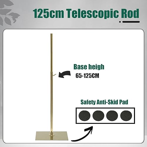 Miniatura 6 de Adjustable Female Dress Form Mannequin Torso - 53-77 Inch Height for Sewing, Jewelry Display & Tailoring - I-Small Size Stand Included