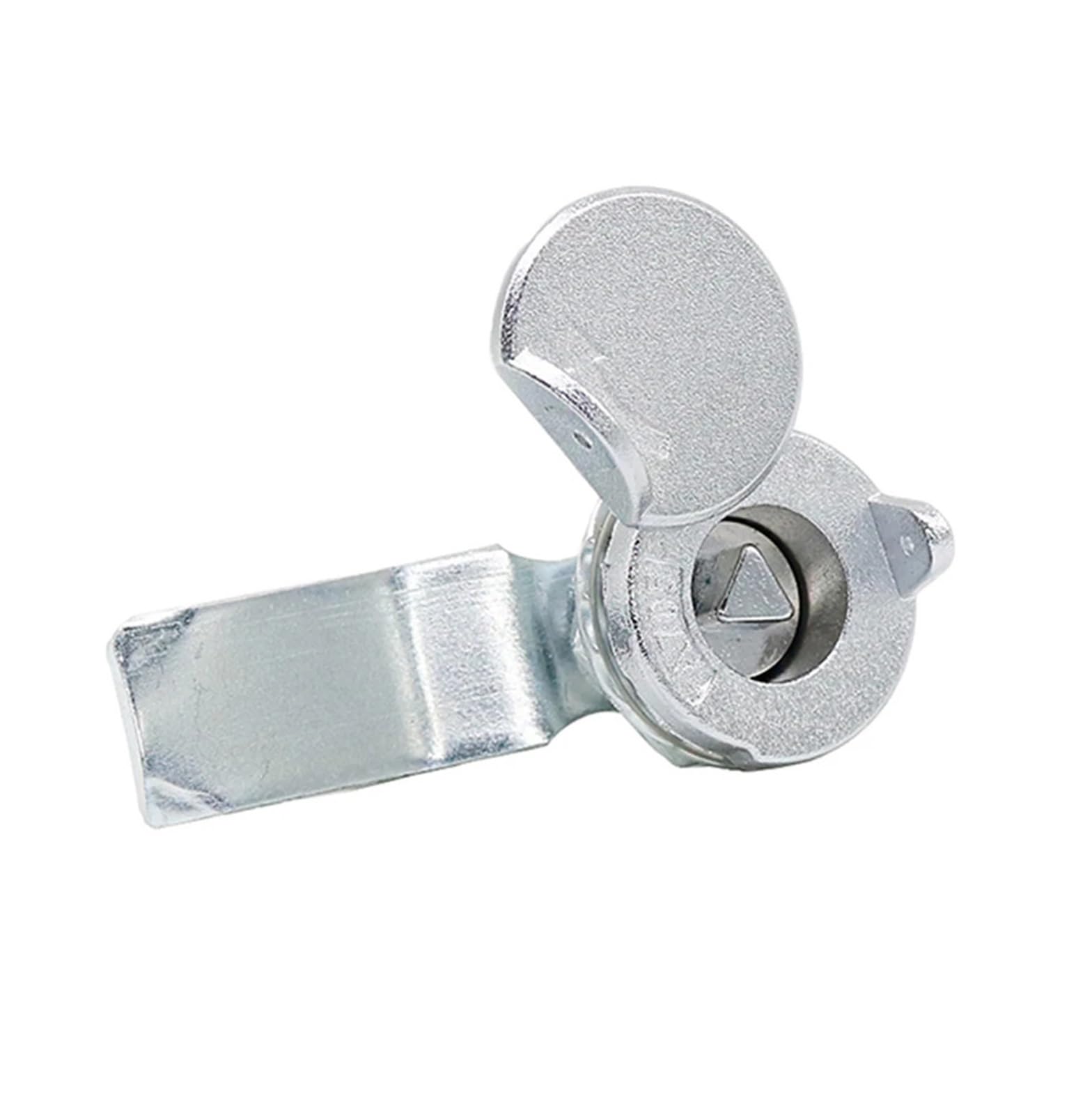 MS705-3A Tongue Lock Iron Sheet Cabinet Control Box Cylindrical with Cover A705 Triangle Key Letter 1Pcs
