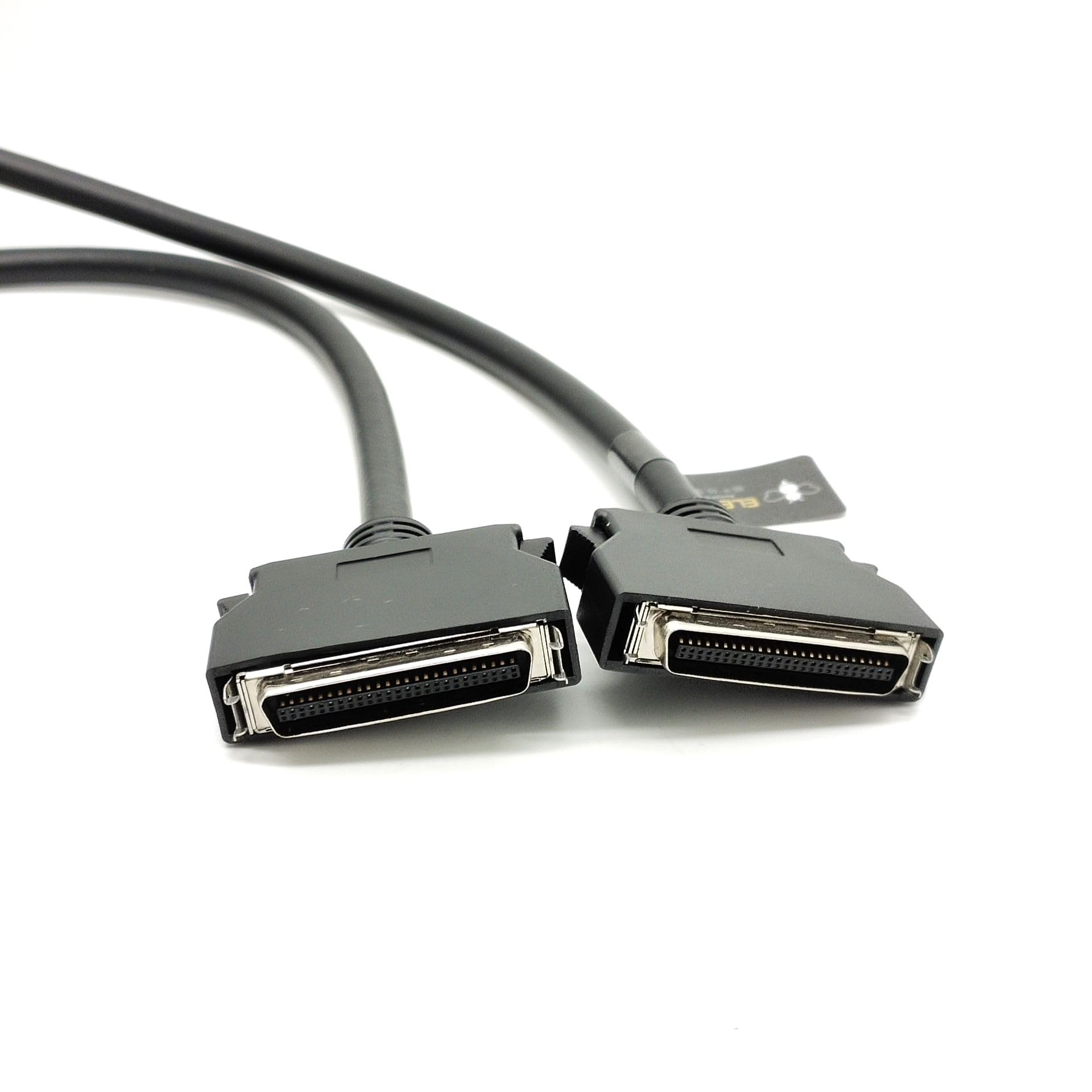 Elecbee SCSI MDR 50 pin maschio a maschio connettore dritto tipo a scatto con cavo 2,5 m