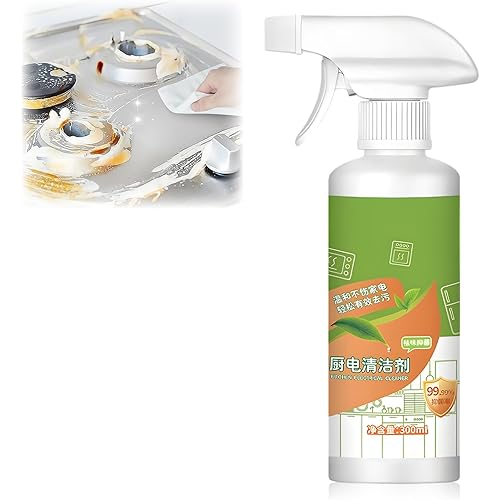 Natural Enzyme Formula to Household Appliances, Multi-Purpose Cleaner,Kitchen Appliance Cleaner,Easy Cleaning Household Items, for Hold, Oven, Stove, Range Hood