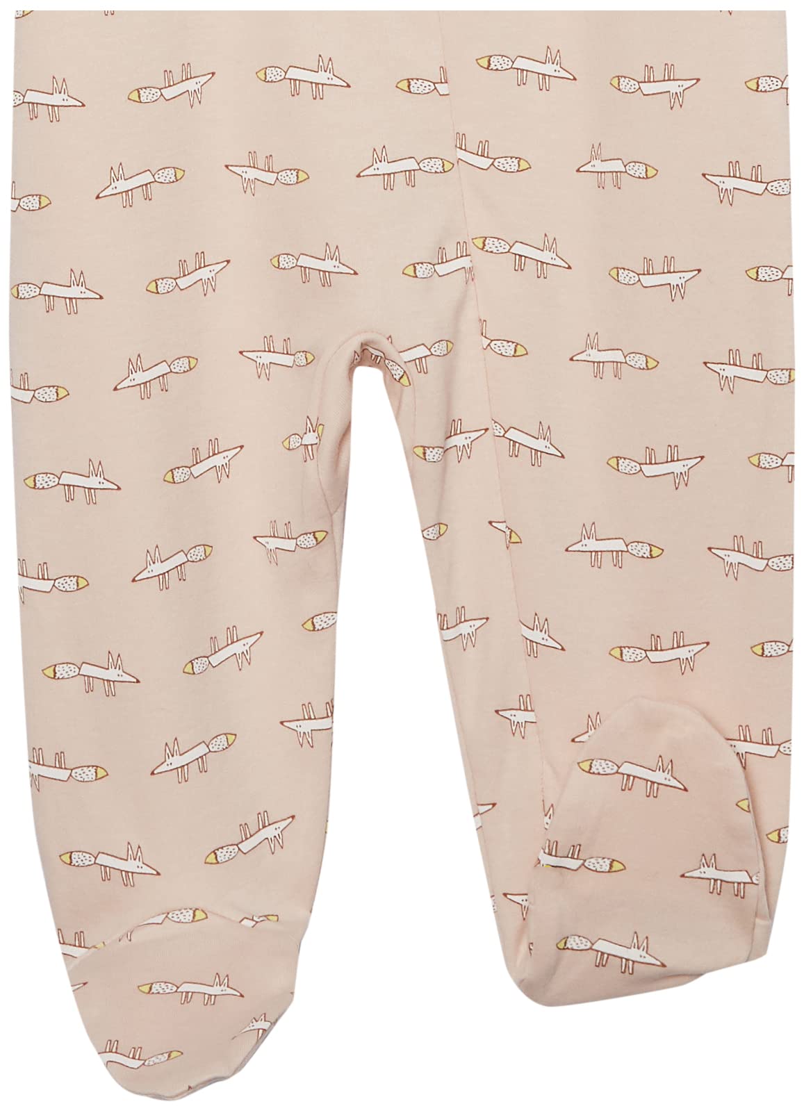 Amazon Essentials Pagliaccetto con Piedi in Cotone Biologico (precedentemente Amazon Aware) Unisex Bimbi, Pacco da 2