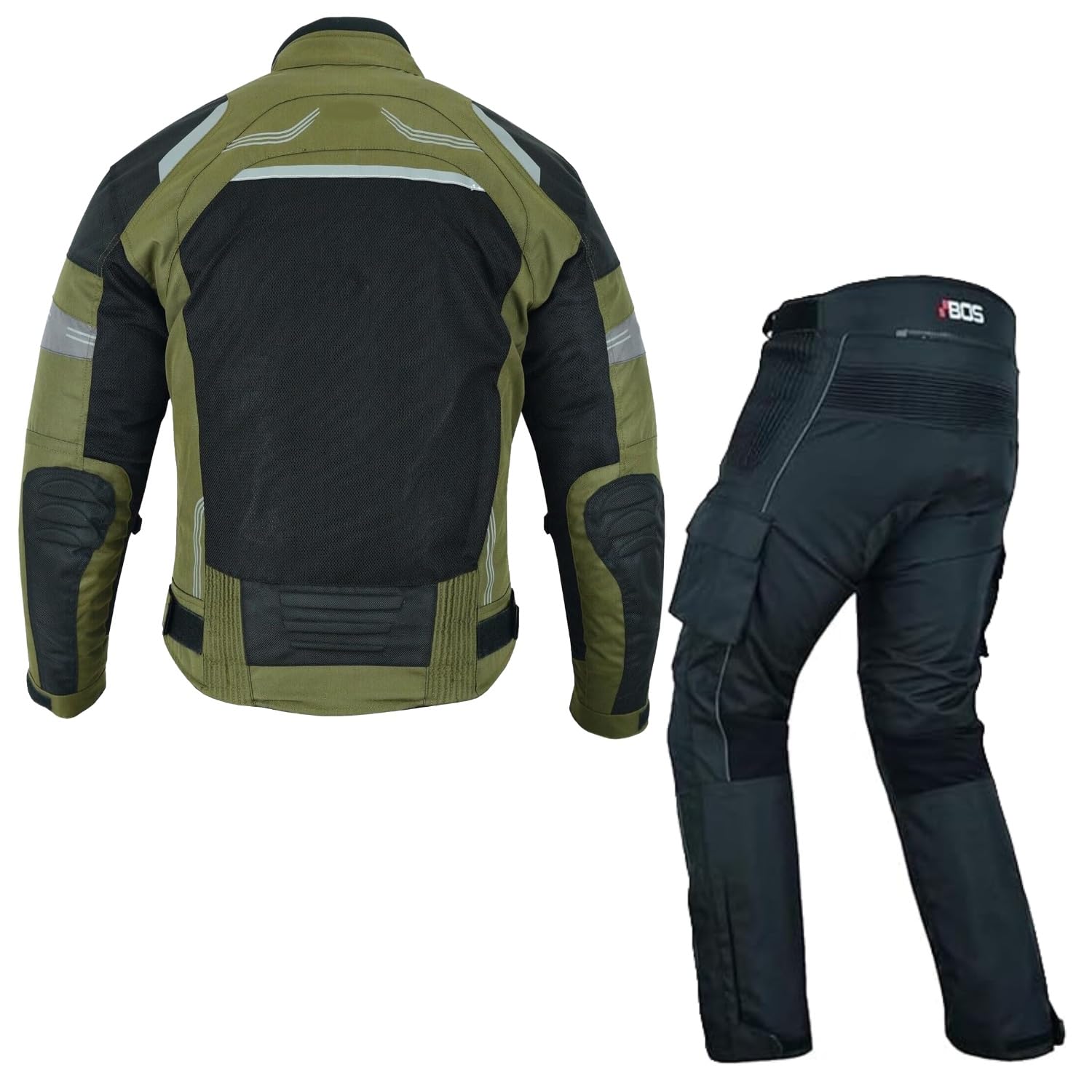 Herren Motorrad Textil kombi Motorradkombi Herren 2-teiler mit Protektoren Motorradanzug Motorrad Sommer Jacke und Hose Motorrad Touring Textil kombi
