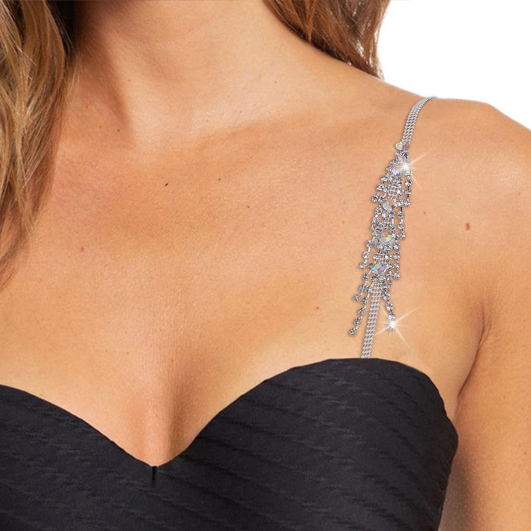 Estensore Reggiseno Donna - 9 Pezzi Morbidi Con 3 File Di Ganci | Allunga Il Reggiseno | Bianco, Nero E Pelle