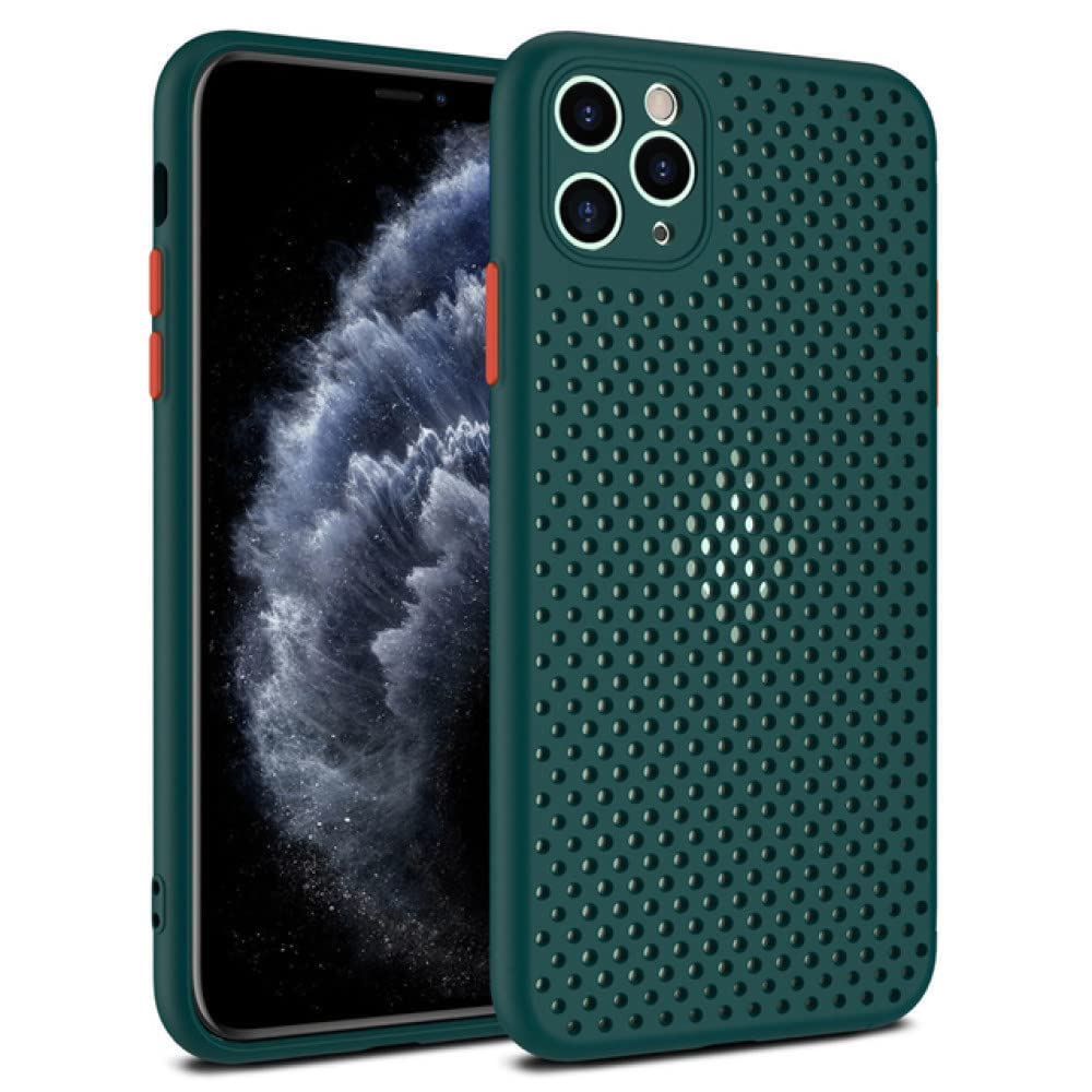 Coque iPhone 13 Pro nid d'abeille souple avec orifices de dissipation thermique - 7