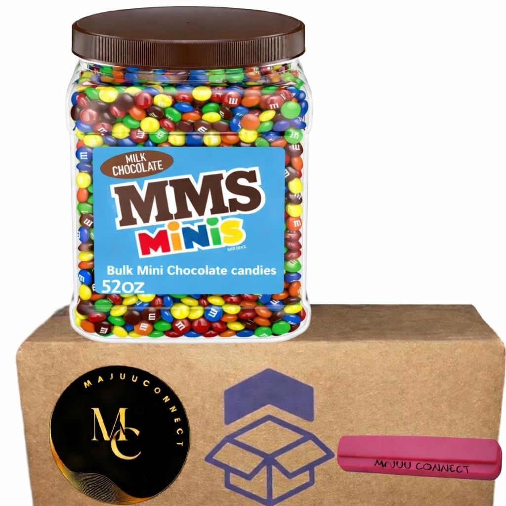 Mini M&M S (Mini 3 lbs Bulk, Chocolate) Baking bites Milk Chocolate. By MAJUU CONNECT