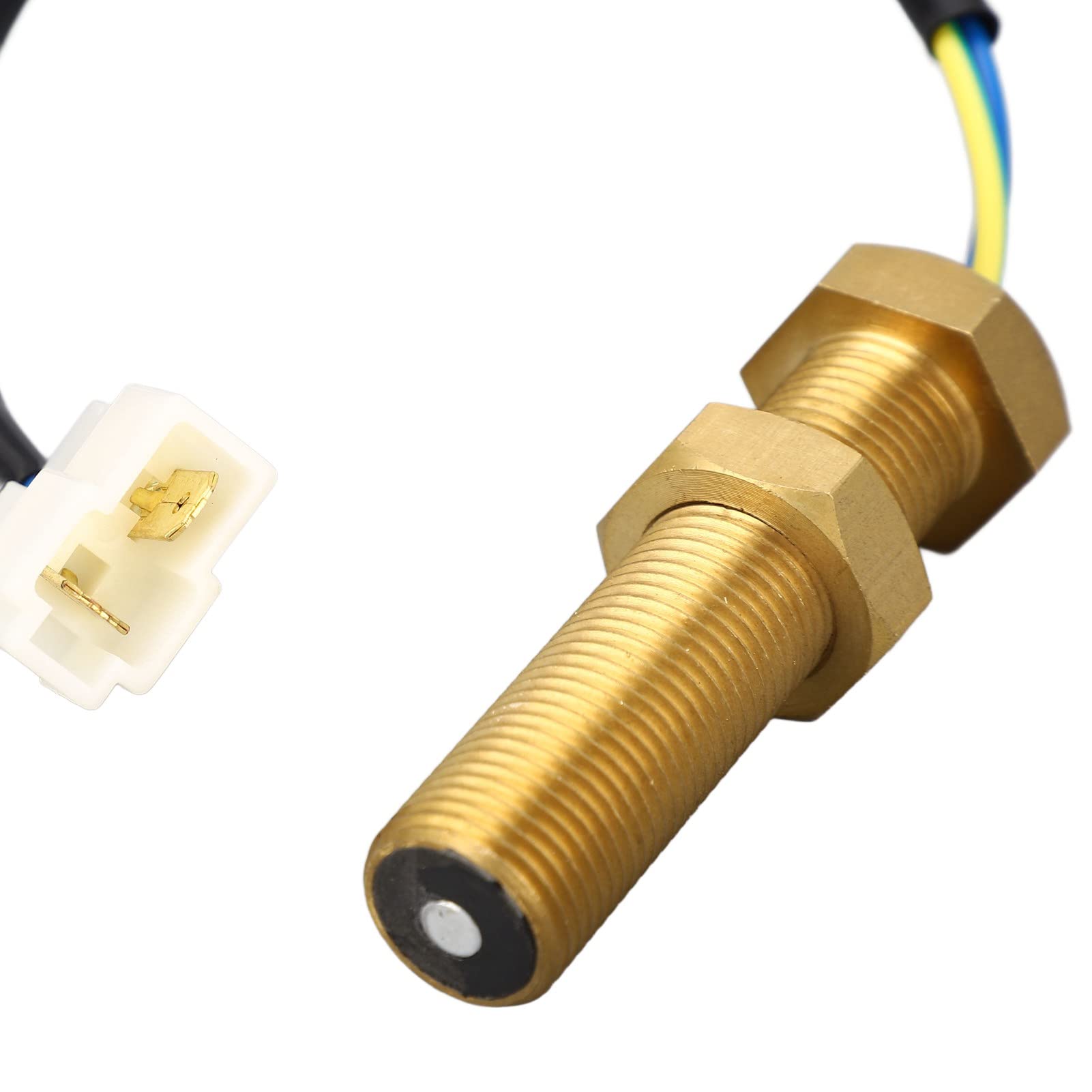 M16 Vitesse Capteur de Rotation, Capteur de Vitesse de Rotation À Induction Magnéto-Électrique M16 Capteur de Vitesse de Rotation, pour Générateur de Fil 50V, Tachymètre (Adaptateur mâle)