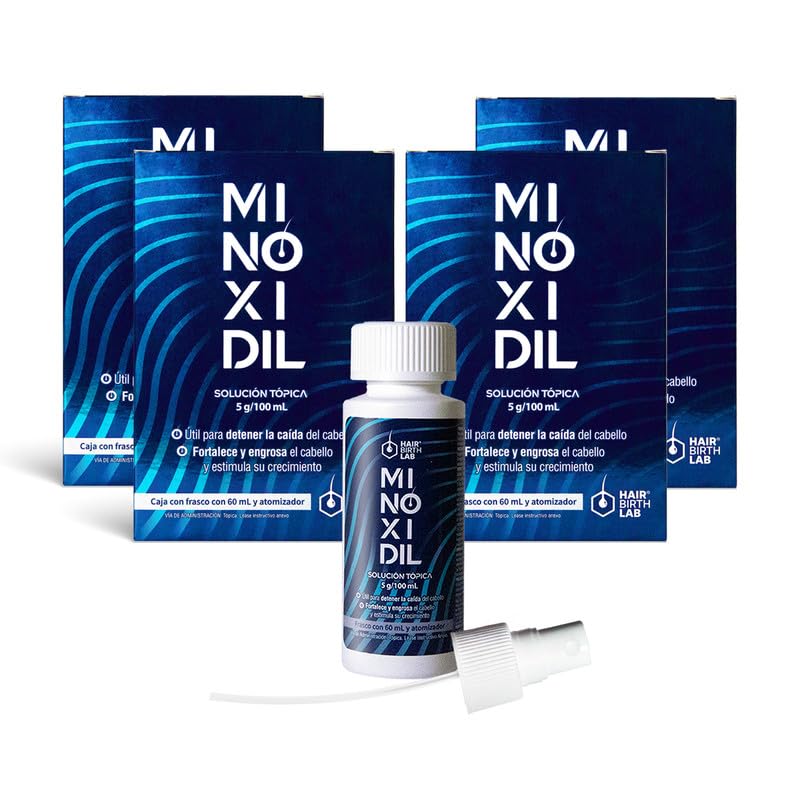 HAIR BIRTH LAB Minoxidil 5% 60ml - 4 Pack