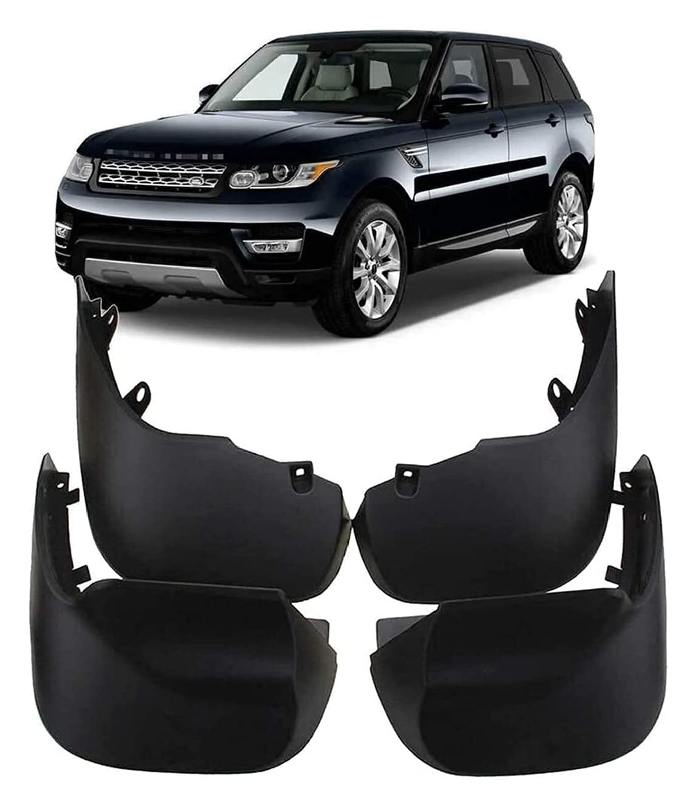 Autospatbord voor Land Rover Range Rover Velar L560 2017-2021 2022 2023, Spatlappen Car Mud Flaps Spatbestendig Auto Spatschermen Beschermers Anti-Kras Auto Spatlappen