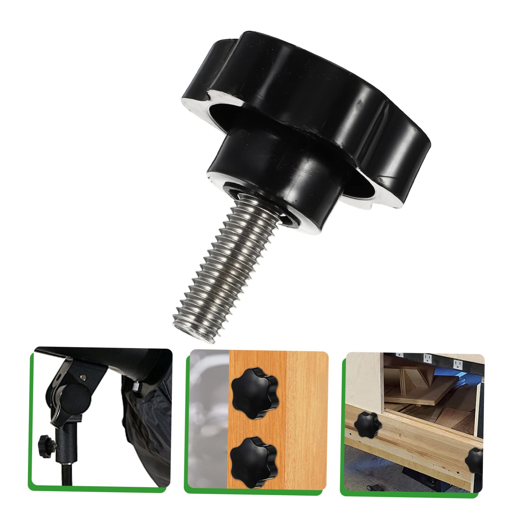 CIYODO Knob Mini Parasol Screws Arched Wall Decal Tool Umbrella Accessories M10 Flexible Gas Line Tracks Anchor Keychain Bottle Opener Umbrella Stand Parts M8 Anti Parts for Carbon Steel