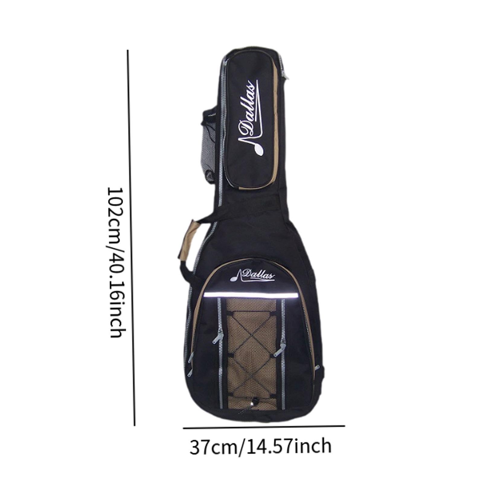 Bolsa de Guitarra Estuche Eléctrico Resistente Al Agua para de Conciertos de Viaje