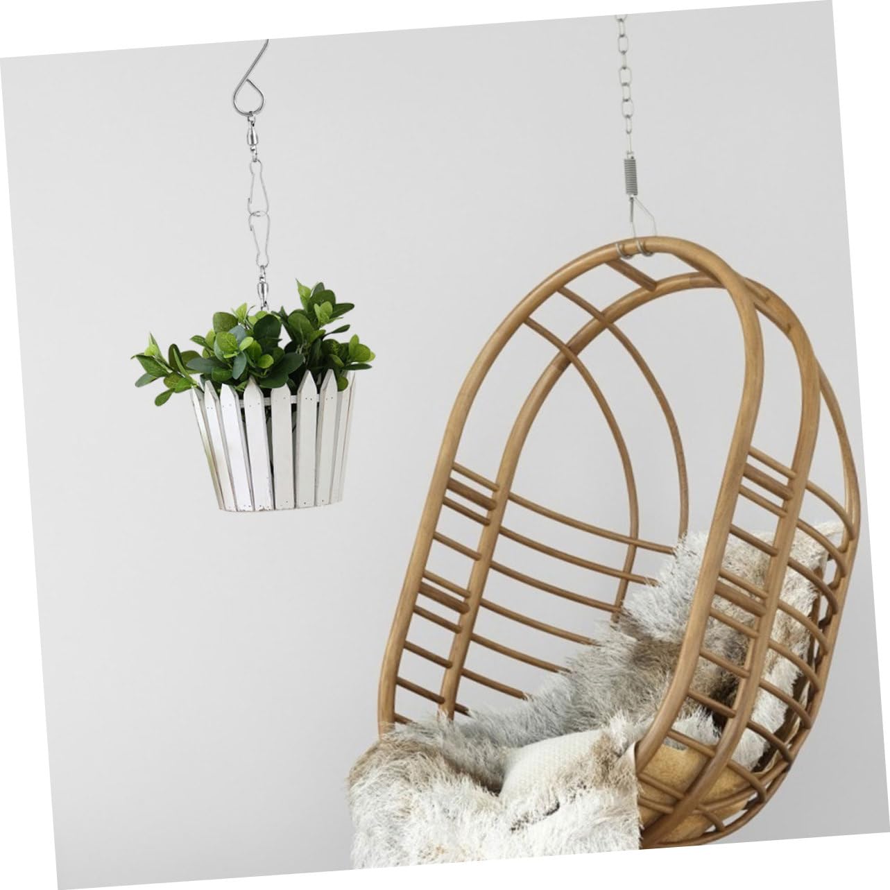Gadpiparty 80stücke Drehbare Haken Aus Edelstahl Robuste Clips Für Windspiele Pflanzen Vogelhäuser Und Blumenkörbe Praktische Aufhängungen Für Garten Wohnung