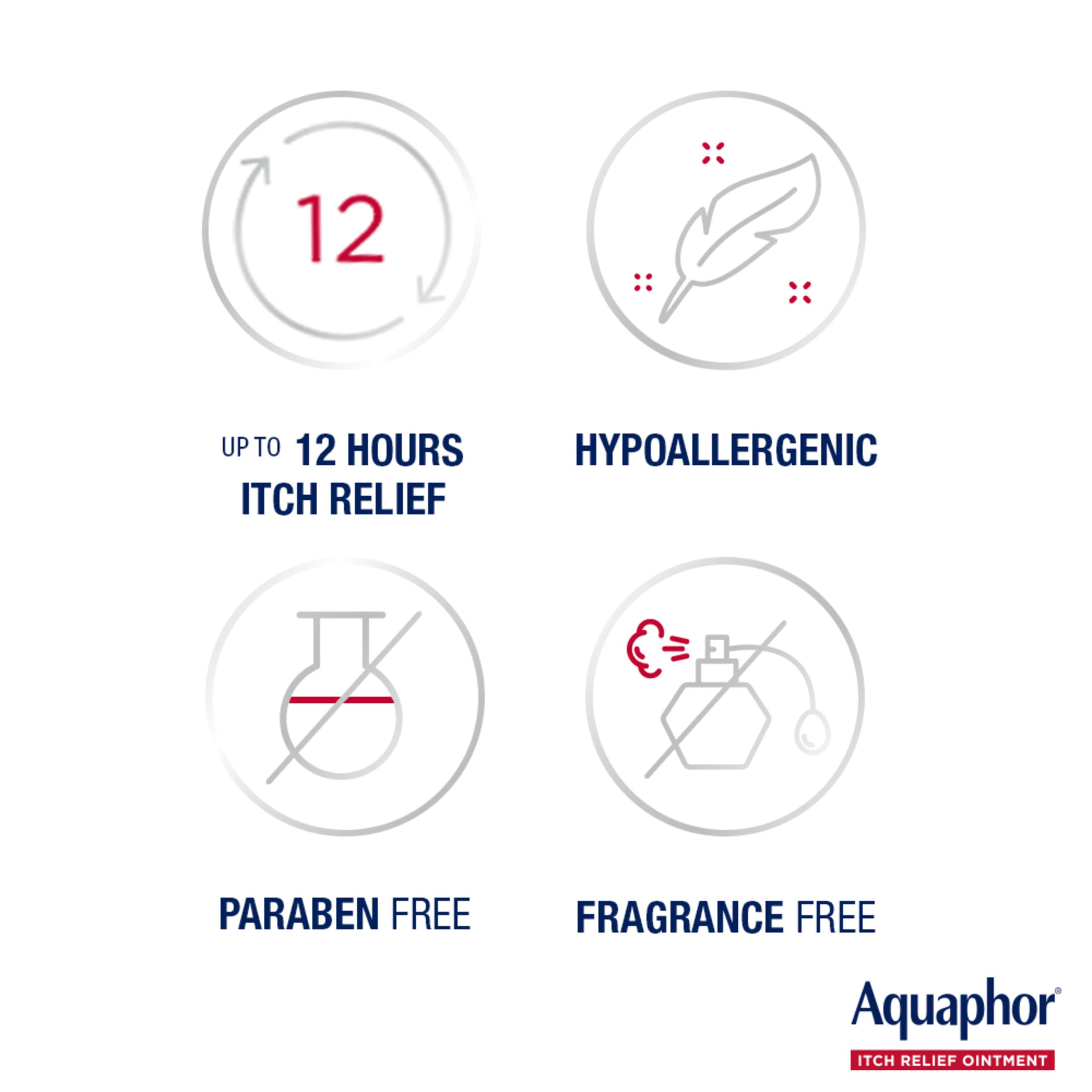 Aquaphor Itch Relief Ointment, Maximum Strength 1% Hydrocortisone, Relieves Itch from Skin Irritation, Insect Bites, Psoriasis, Skin Rashes, Eczema, & Poison Ivy, 2 oz — Amazon image 6