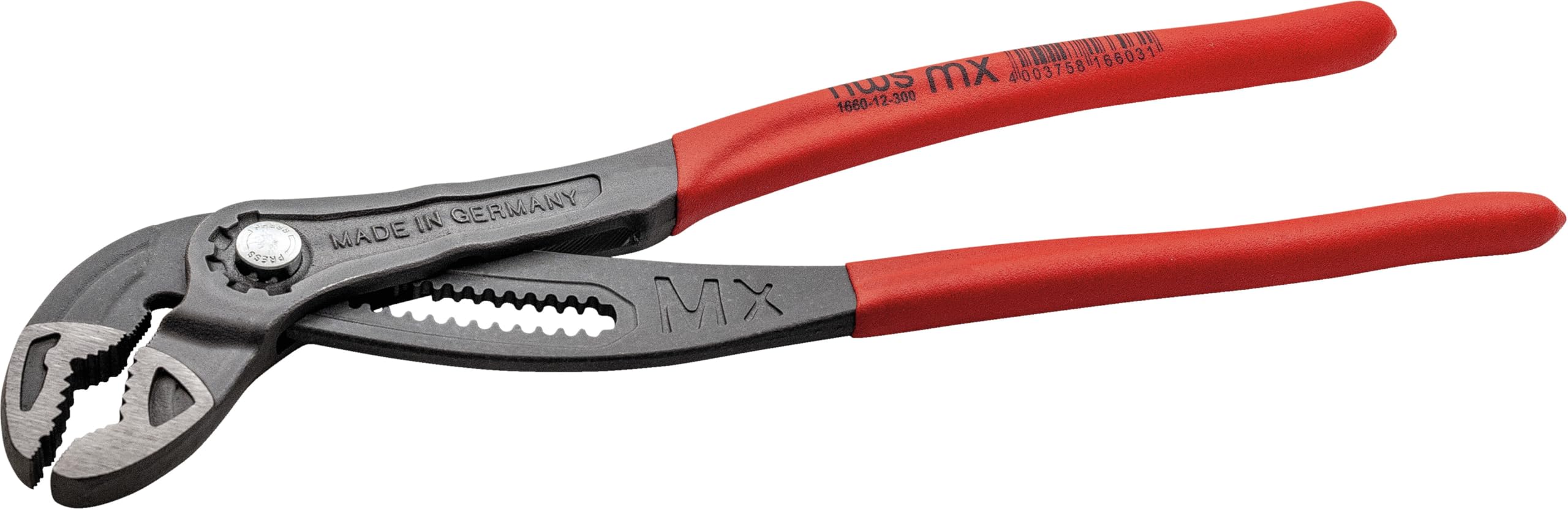 NWS Water Pump Pliers MX 300 mm Optimal Jaw Geometry with Self