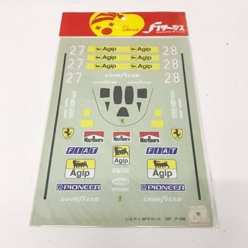 F1サーカス 1/10 F-1 GPデカール　専用 Amazon | refle レア！F1サーカス F-1 CIRCUS シール ステッカー