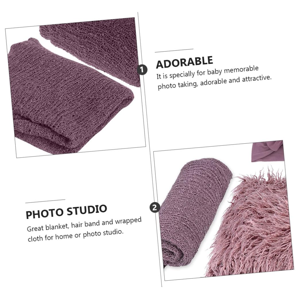 1 Juego Fotográfica para Bebés de Ropa Envolvente Diadema Accesorios Fotográficos para Recién Nacidos para Sesiones de Fotos Navidad Halloween y