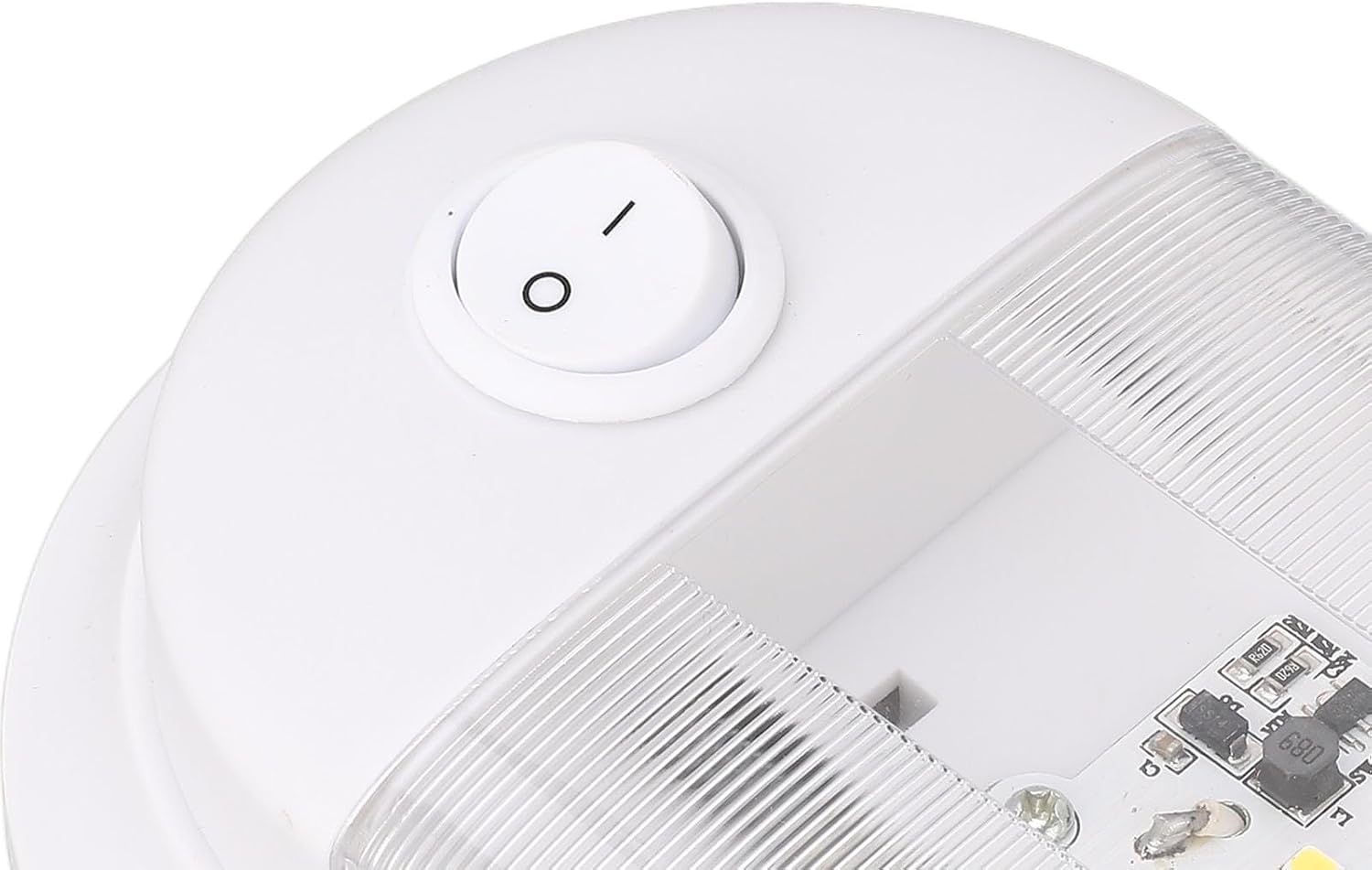 Fafeicy RV Light Light Trailer Dome 720LM Natural White 4000-4500K with On Off Switch for Ceiling Van Boat Marine