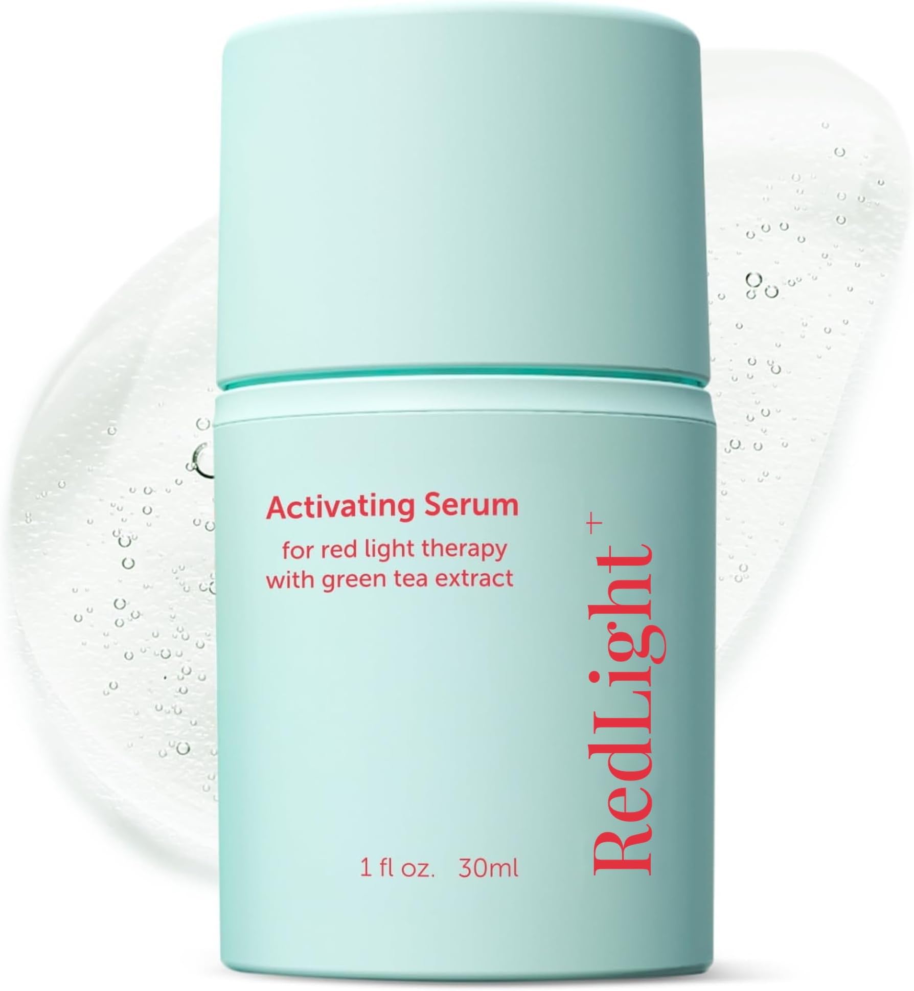 Berkland Matcha Red Light Therapy Activation Serum for Face & Neck - Made in USA - Stays Workable a Full Session, No Sticky Drag - Niacinamide, Hyaluronic Acid & Ceramides - Fragrance-Free, 1 fl oz
