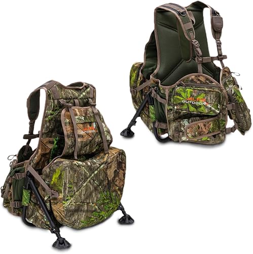 ALPS OutdoorZ Grand Slam Turkey Vest, Sit Anywhere Kickstand Removeable Frame and Memory Foam Seat